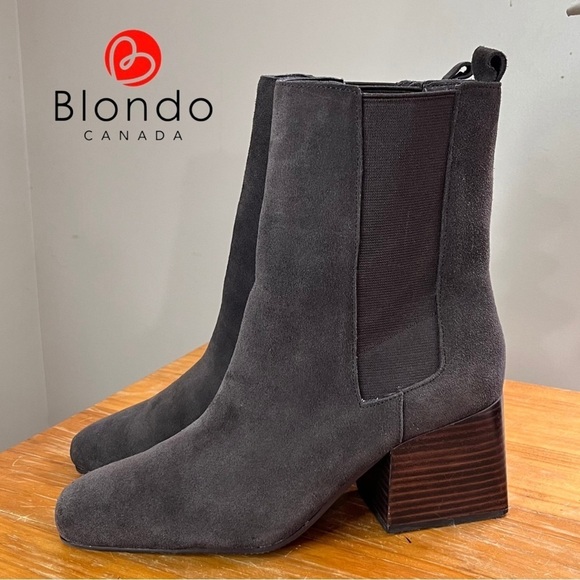 Blondo Selena Waterproof Suede Chelsea Boots - Picture 1 of 12